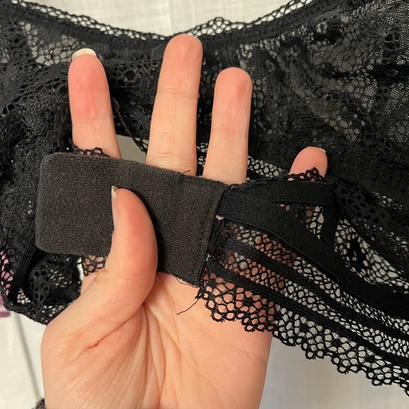 Victorias Secret Super Sexy Lace Bralette Bundle (2) Small Purple Black - Picture 5 of 5
